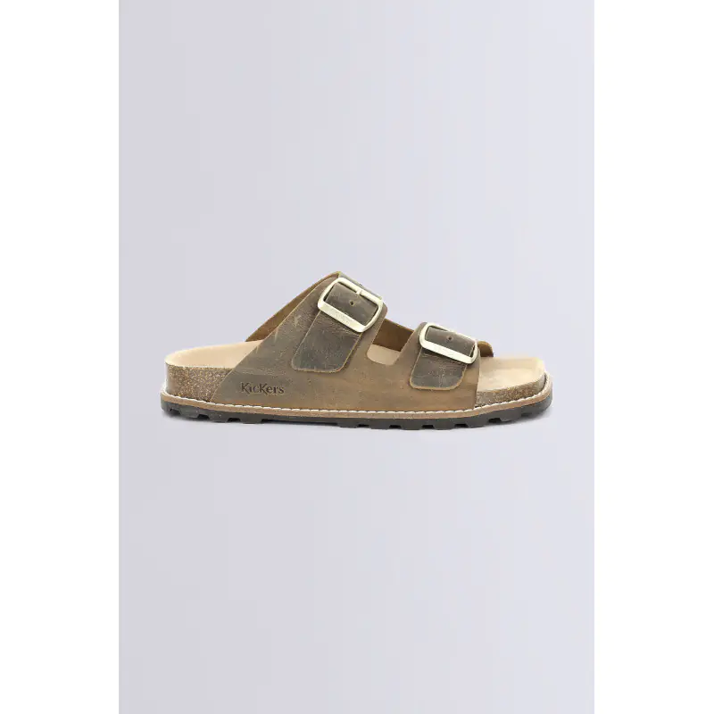 Kick elba Camel MULES Cuir Femme