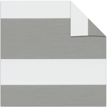 KARWEI duo rolgordijn lichtdoorlatend grijs (kleurnr. 4501) 60x210 cm (bxh)
