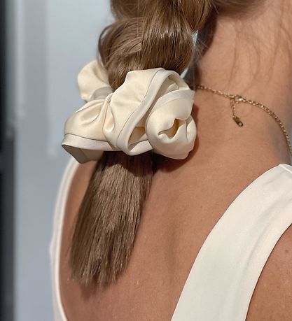 By St?r Scrunchie - Anemone - R?hvid