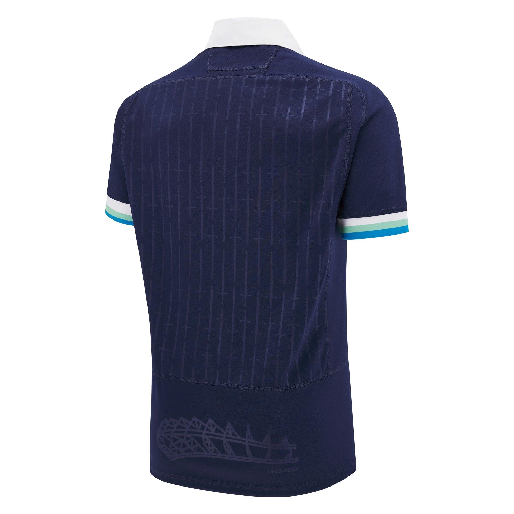 Macron Scotland Rugby Collar Home Shirt 2024 Adults