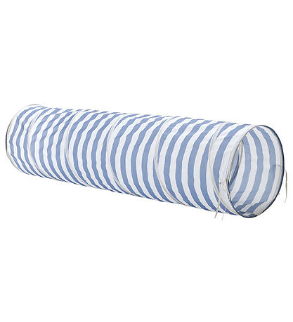 Kids Concept Legetunnel - 180 cm - Blå Striber