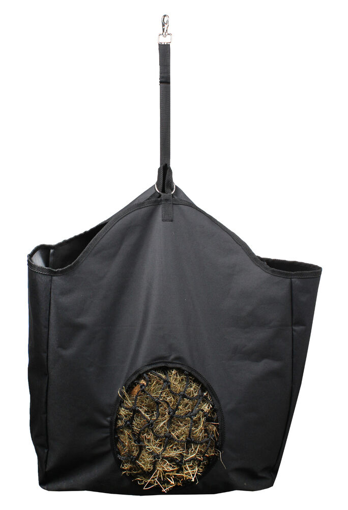 Horka - Hooizak - 40 Liter - 38x14x71 cm - Zwart - 43x17.5x7 cm
