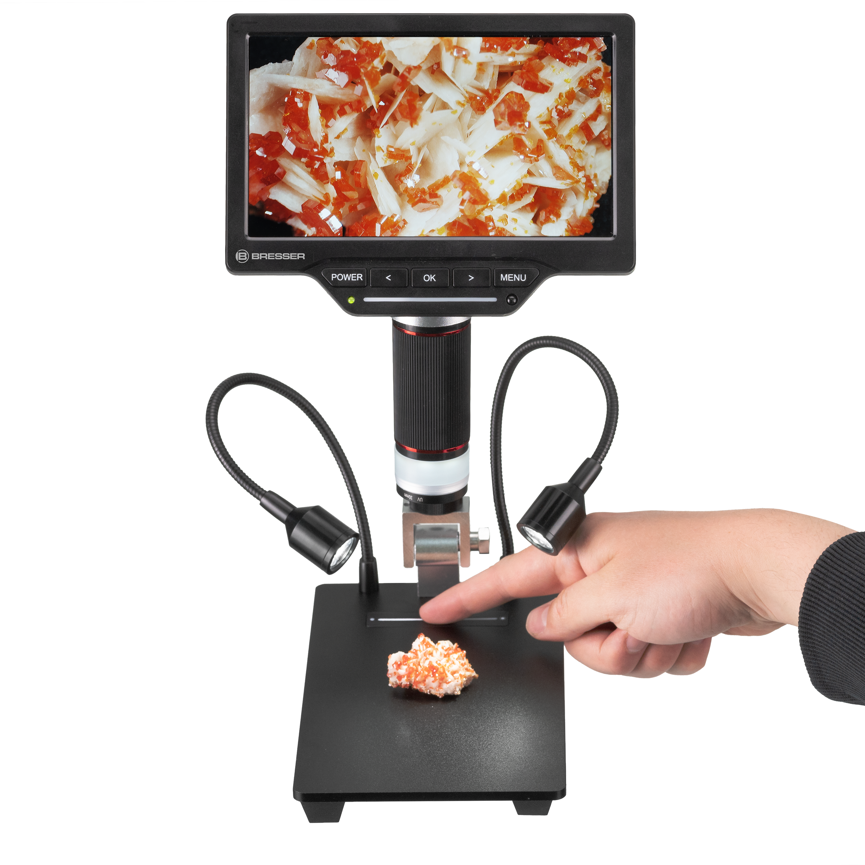 BRESSER WLAN 1.080P Digital-Mikroskop 2L mit LCD-Bildschirm