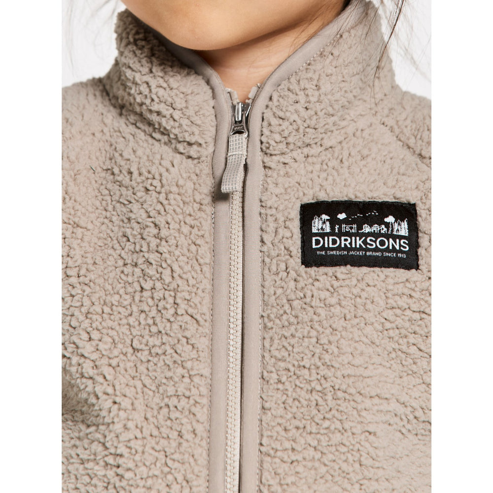 Køb Didriksons Beach Beige Gibbs Kids Fullzip 2