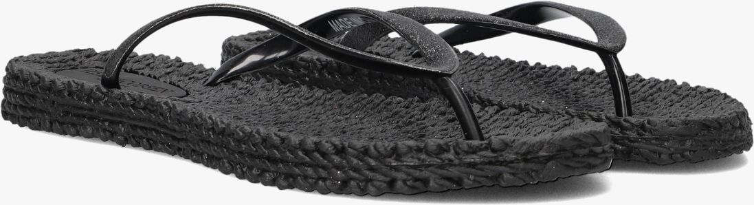 ILSE JACOBSEN zwarte ilse jacobsen teenslippers cheerful01