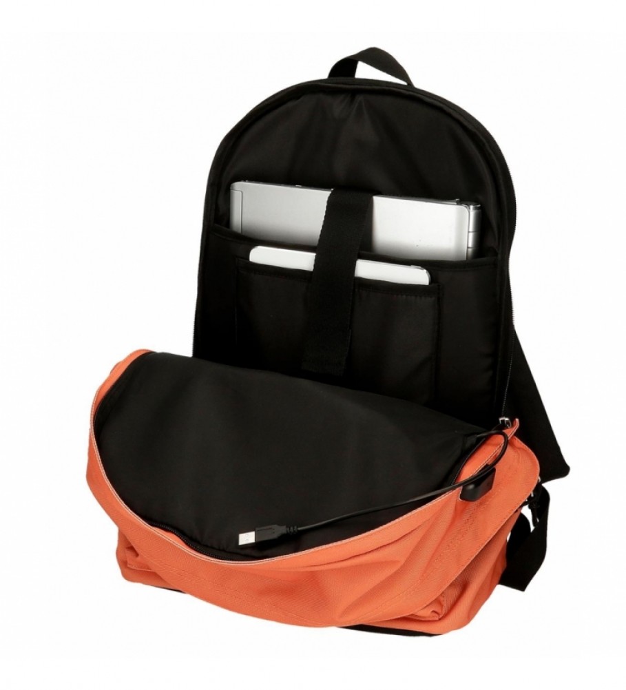 Pepe Jeans Mochila 6332429 laranja -31x44x17,5cm