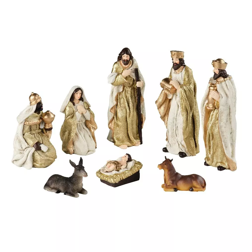 Les 8 santons (Hauteur 15 cm) de Mario