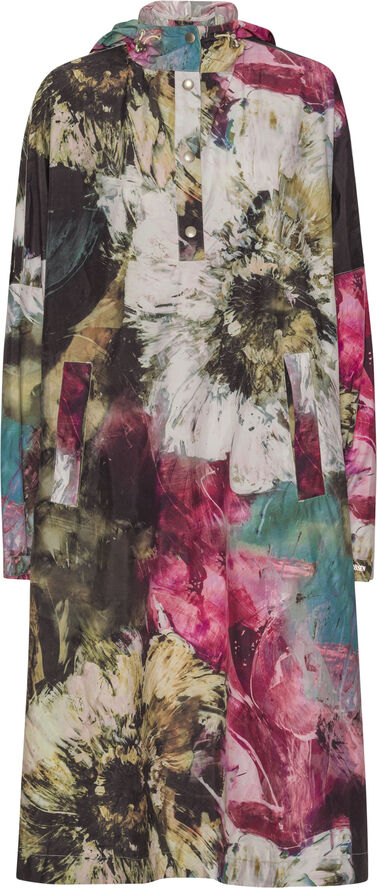 ILSE JACOBSEN Poncho With Sleeves Artistic flower