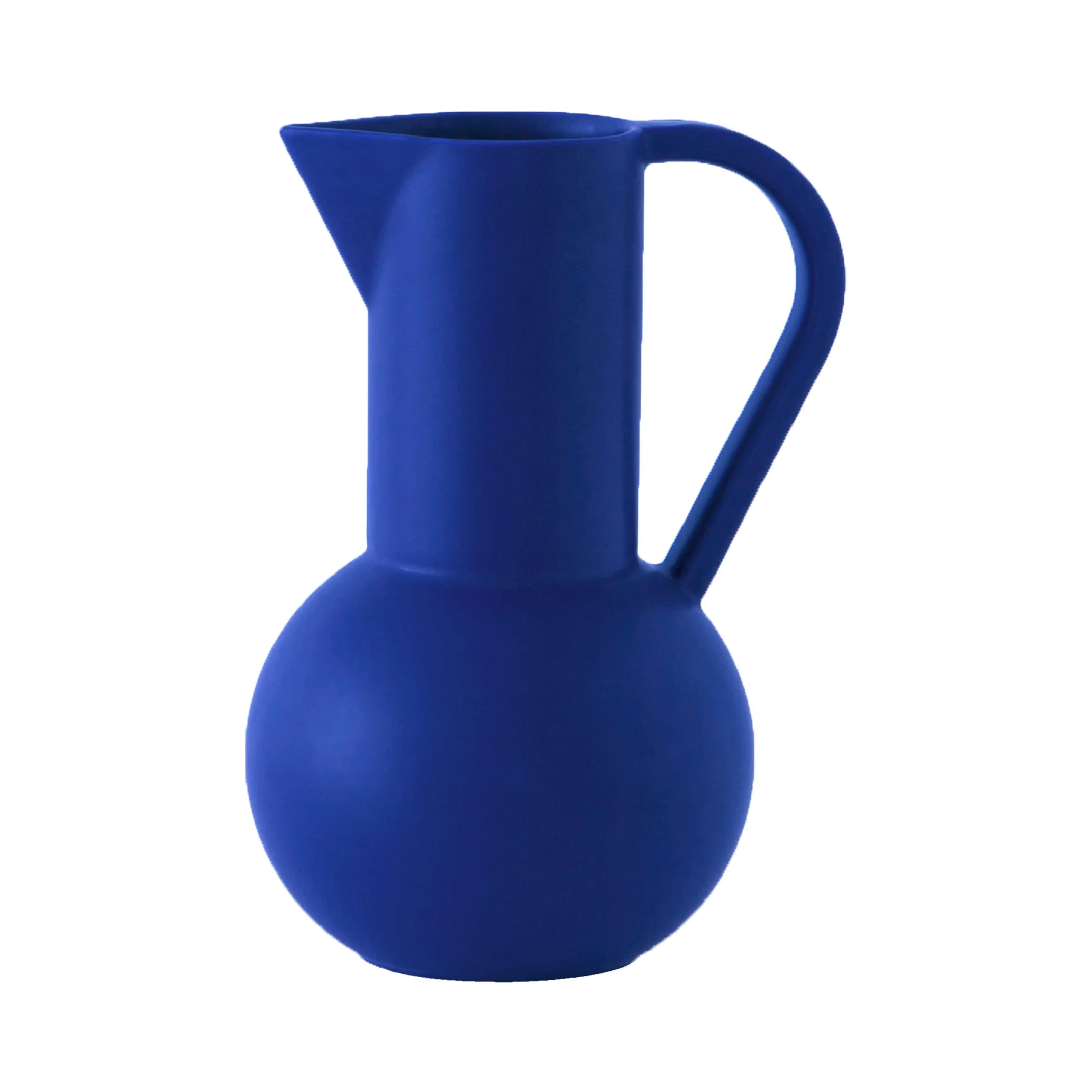 STRØM LARGE - Carafe céramique | Bleu