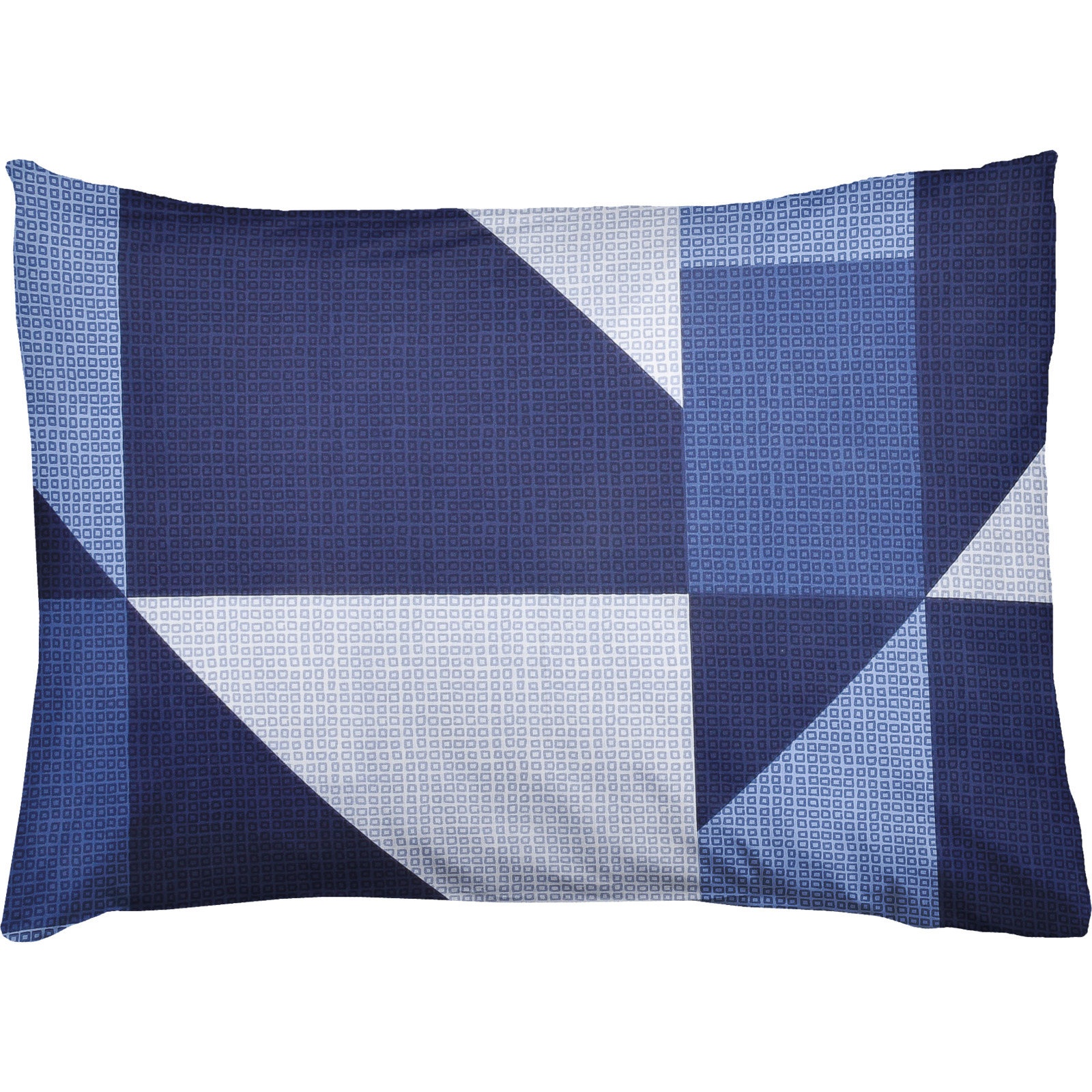 Bettwäsche Renforcé Geometrie blau