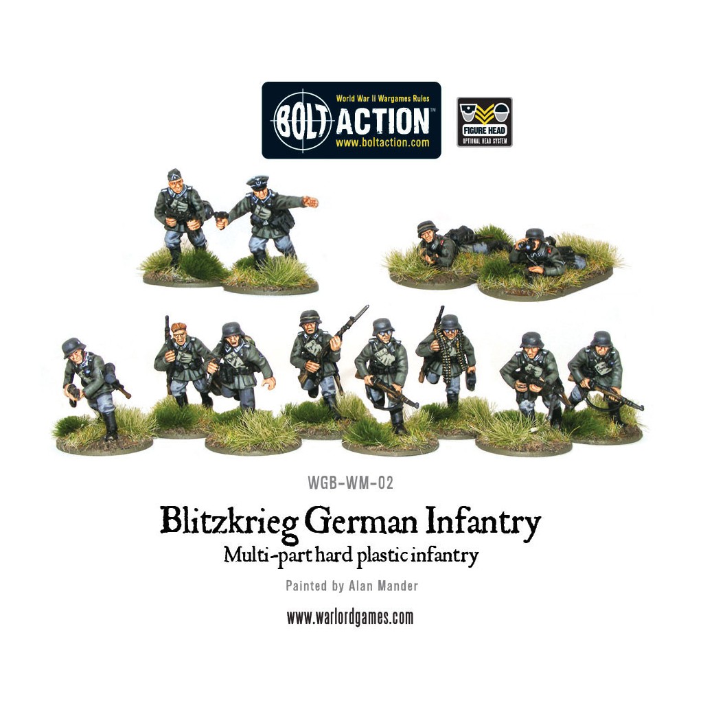 Bolt Action - German - Blitzkrieg Infantry plastic boxed set