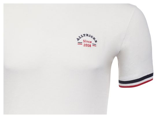 Tee-Shirt Manches Courtes Alltricks Sport d'Epoque Blanc