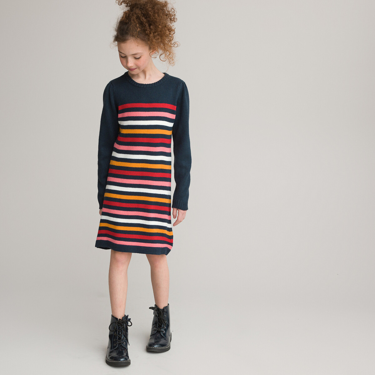 COLEÇÃO LA REDOUTE<br>Vestido listrado, multicolorido