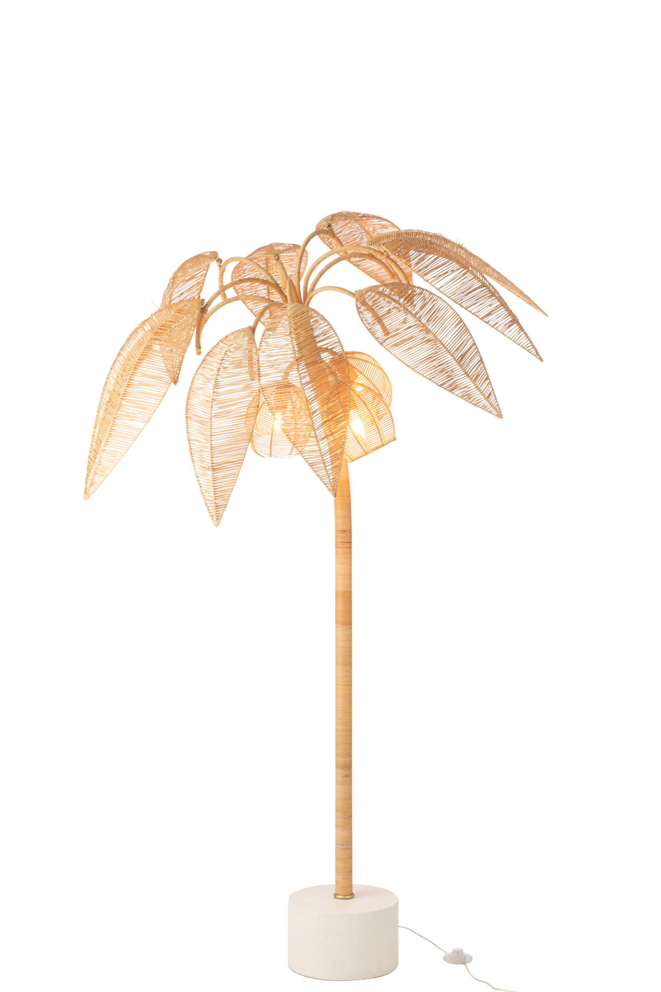 Vloerlamp Palmboom naturel Small
