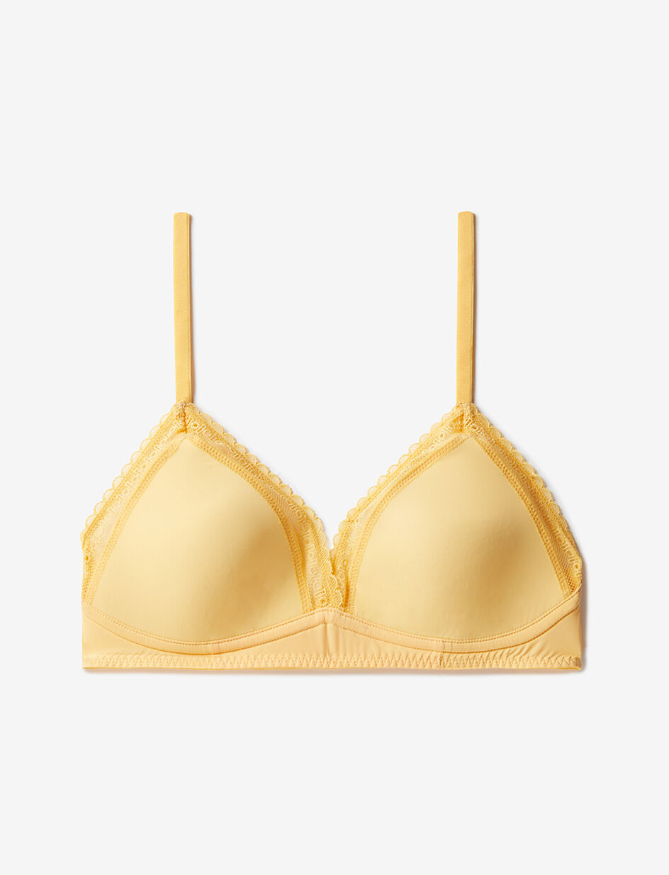 Soutien-gorge sans armatures padde - jaune mimosa