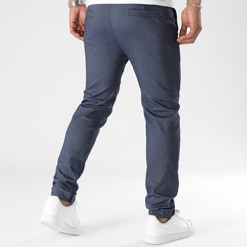 Pantalon Chino Regular 0238 Bleu Chiné
