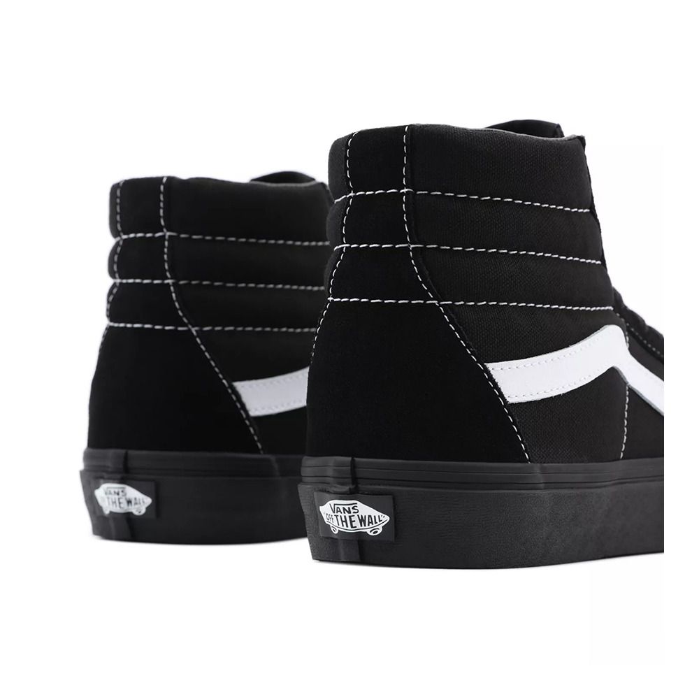 Vans SK8-HI - Sneakers (suede/canvas)blkblktrwht