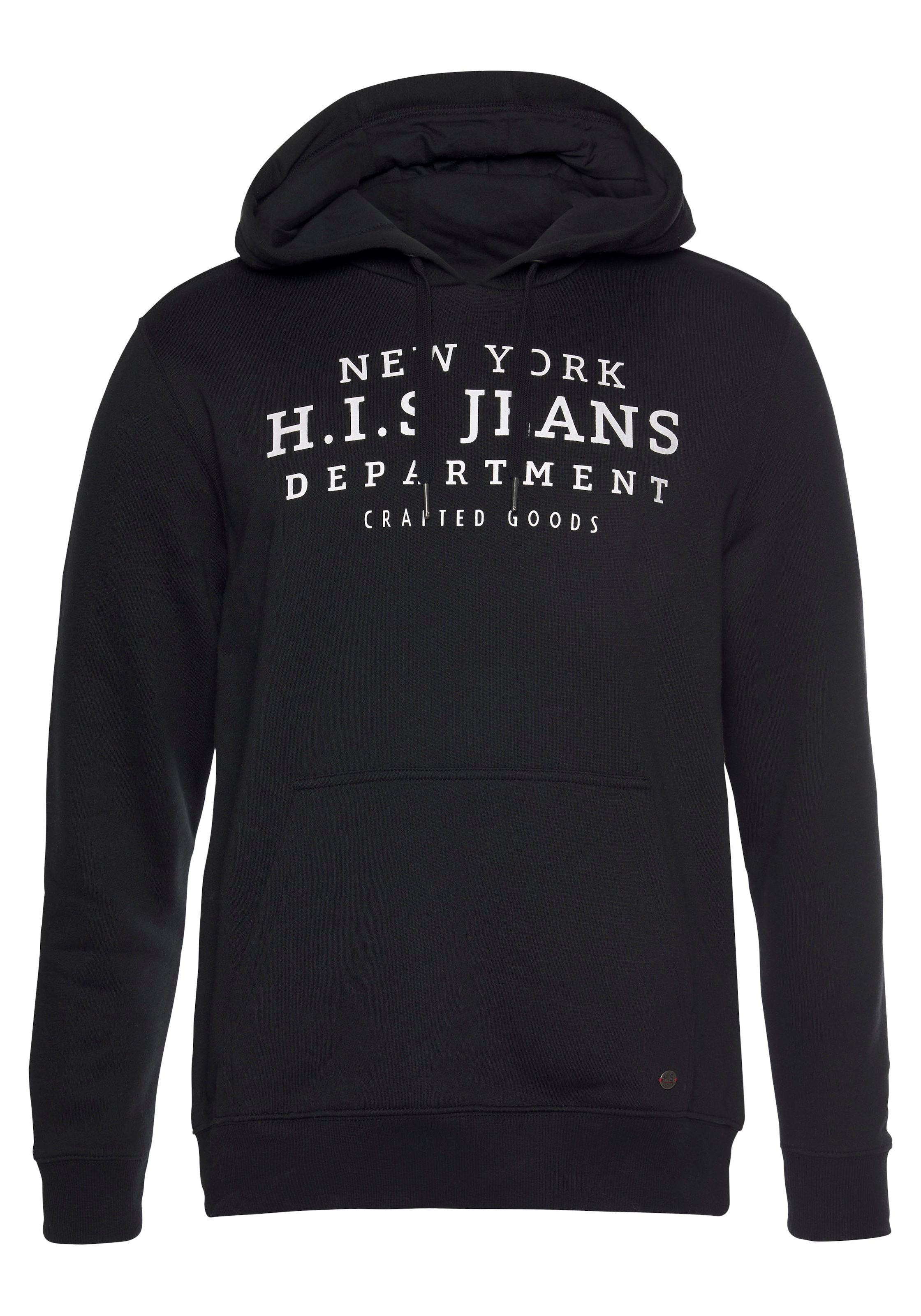 H.I.S Kapuzensweatshirt , mit Print und Badge,  Kapuze,  für sportliche Outfits