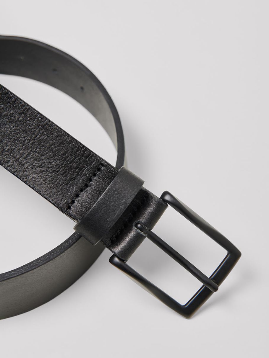 Ceinture en cuir bovin lisse