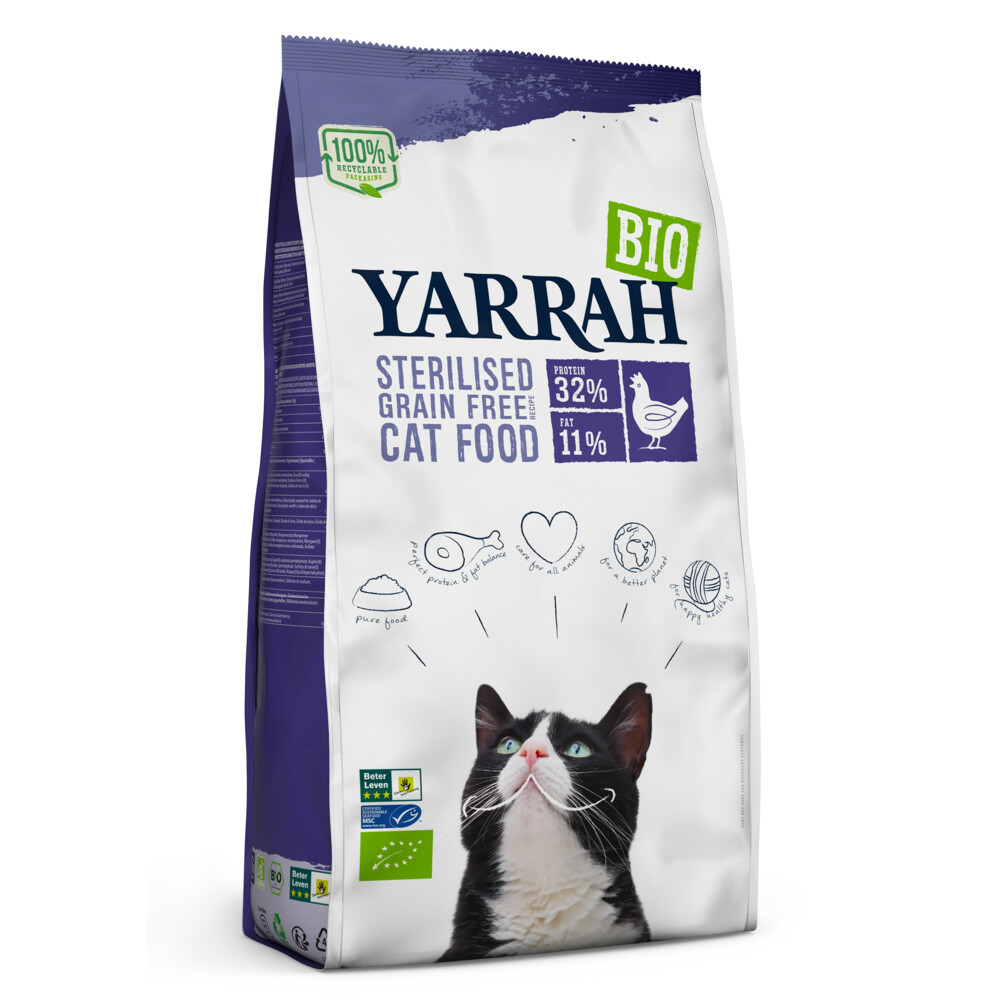 Yarrah Bio Grainfree Kattenvoer Sterilised6 kg