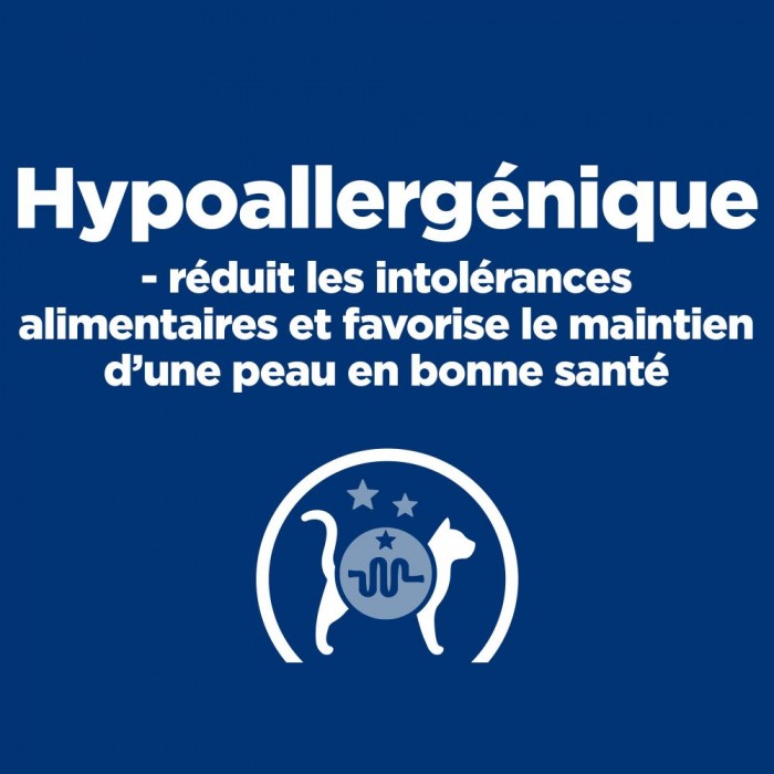 HILL'S Prescription Diet d/d Food Sensitivities au Canard - Croquettes pour chat