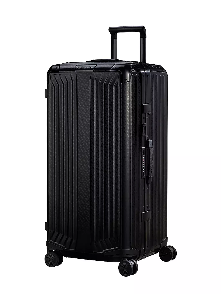SAMSONITE Trolley TRUNK 80cm graphite monogram schwarz