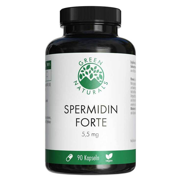 Green Naturals Spermidin Forte 5,5 mg vegan Kapseln , 90 St