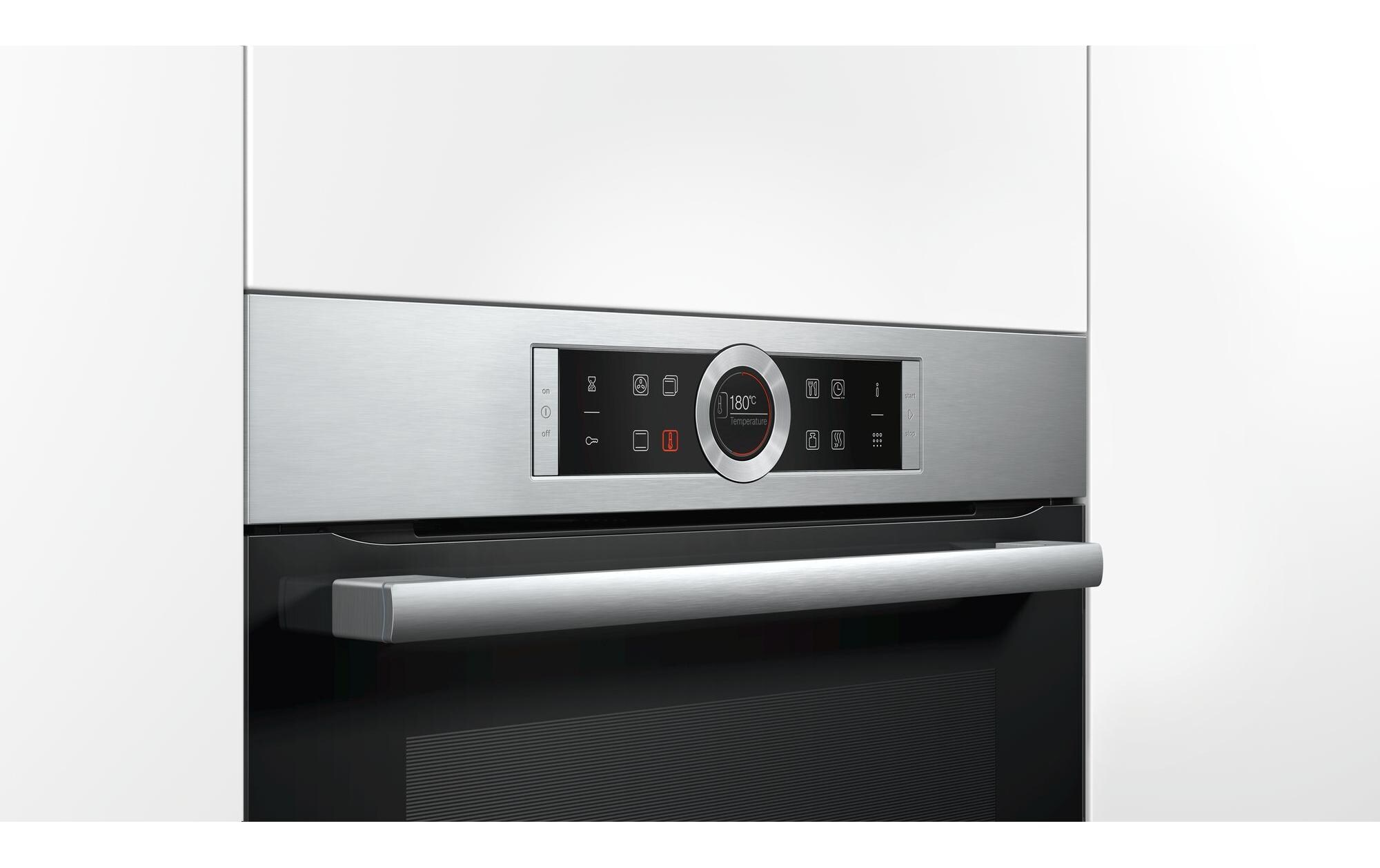 Einbaubackofen HBG675BS1 Silber A+<br>Edelstahl-Einbau-Backofen, silber