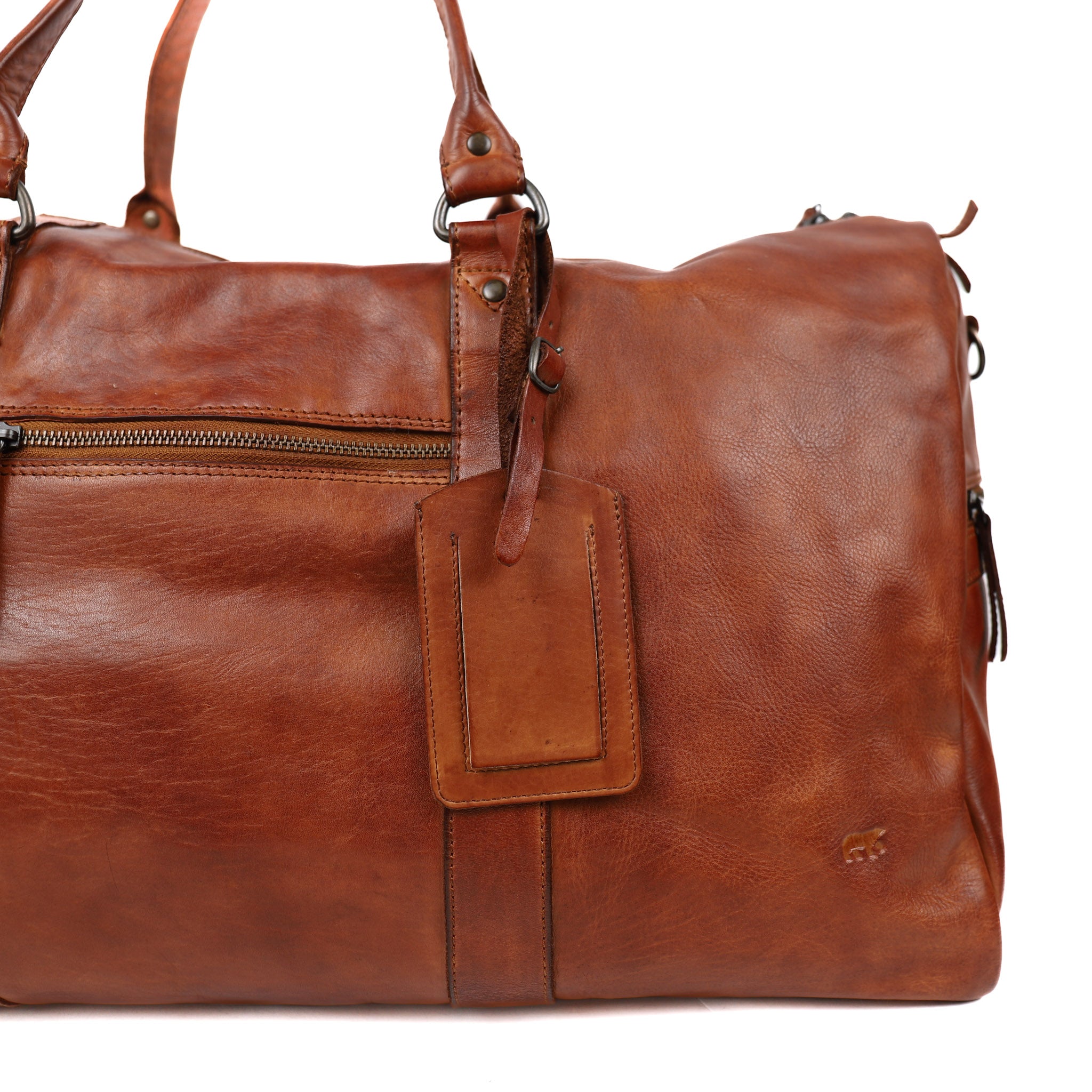 Weekendtas 'Ruben' cognac Cognac