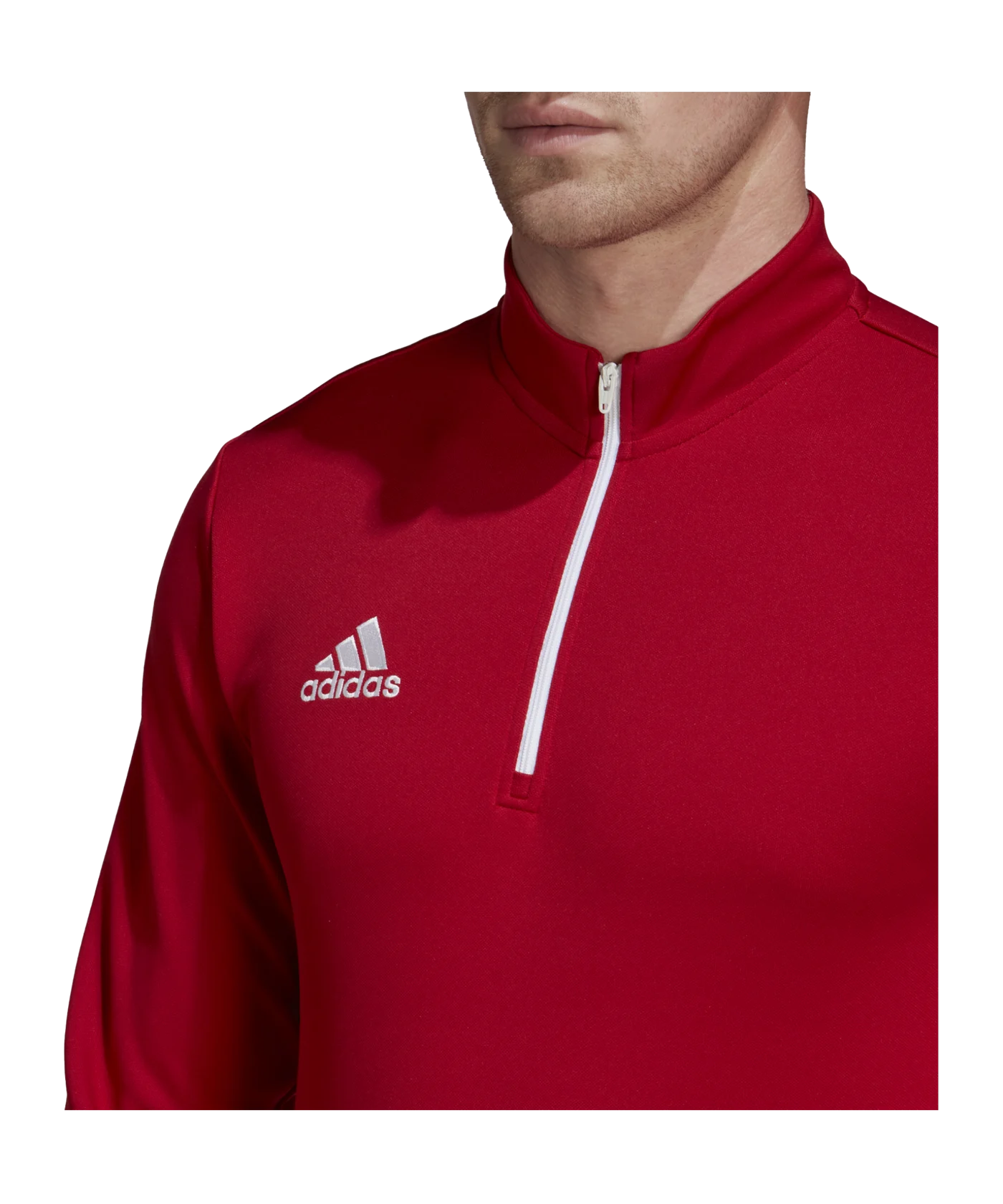 adidas Entrada 22 HalfZip Sweatshirt Rot
