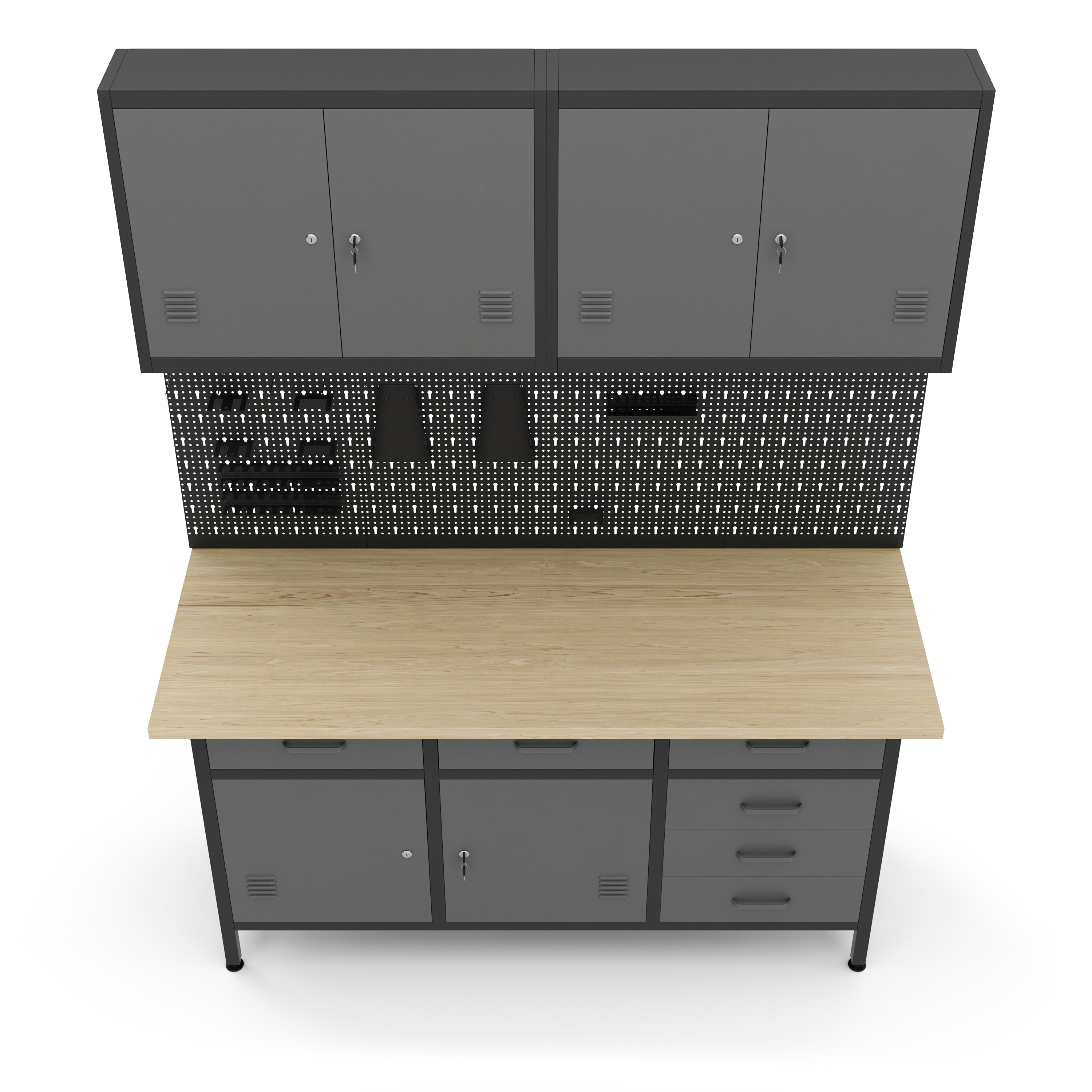 Werkstatt Set 5-teilig 160 cm