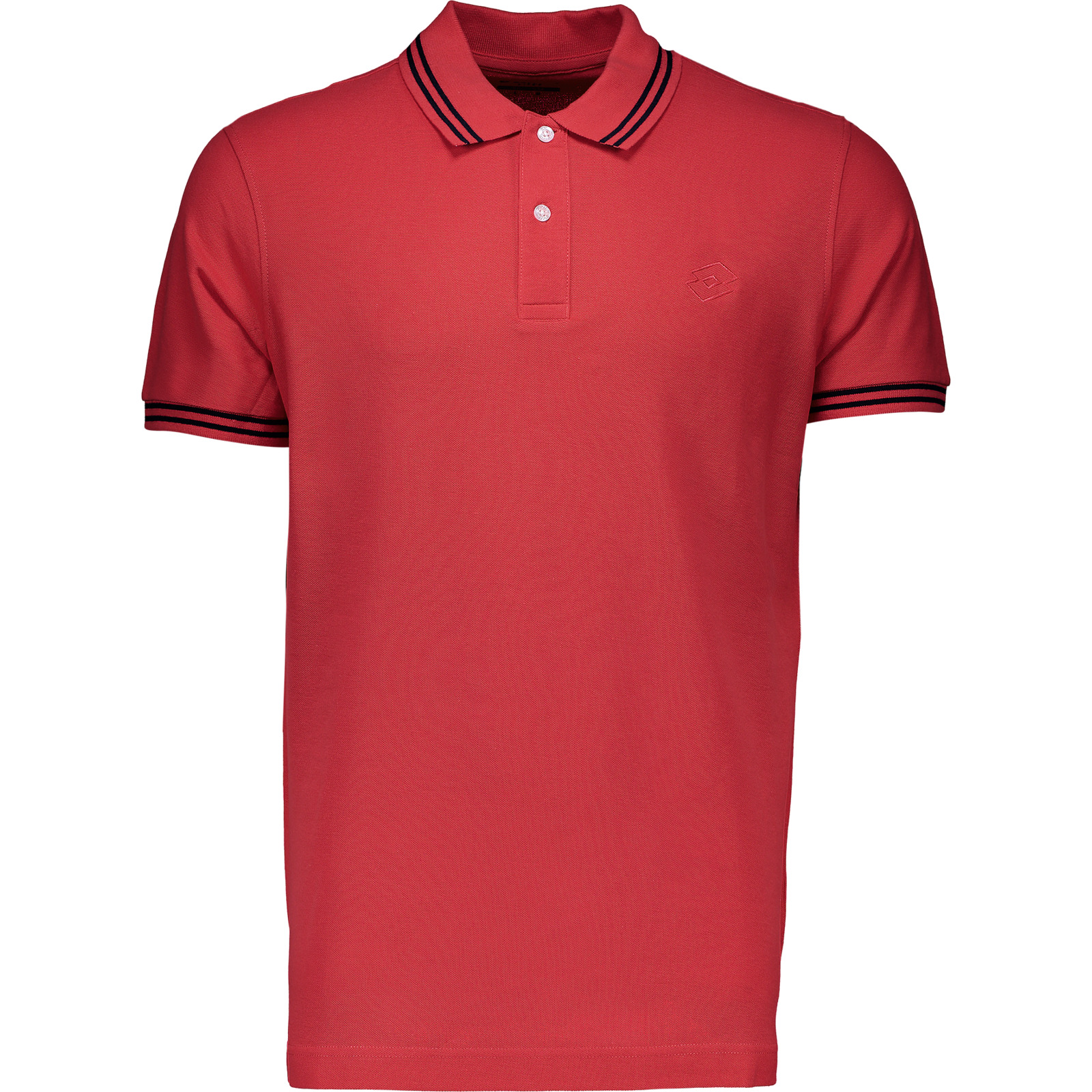 Lotto OT Polo Streifen Hr, rot, XXL