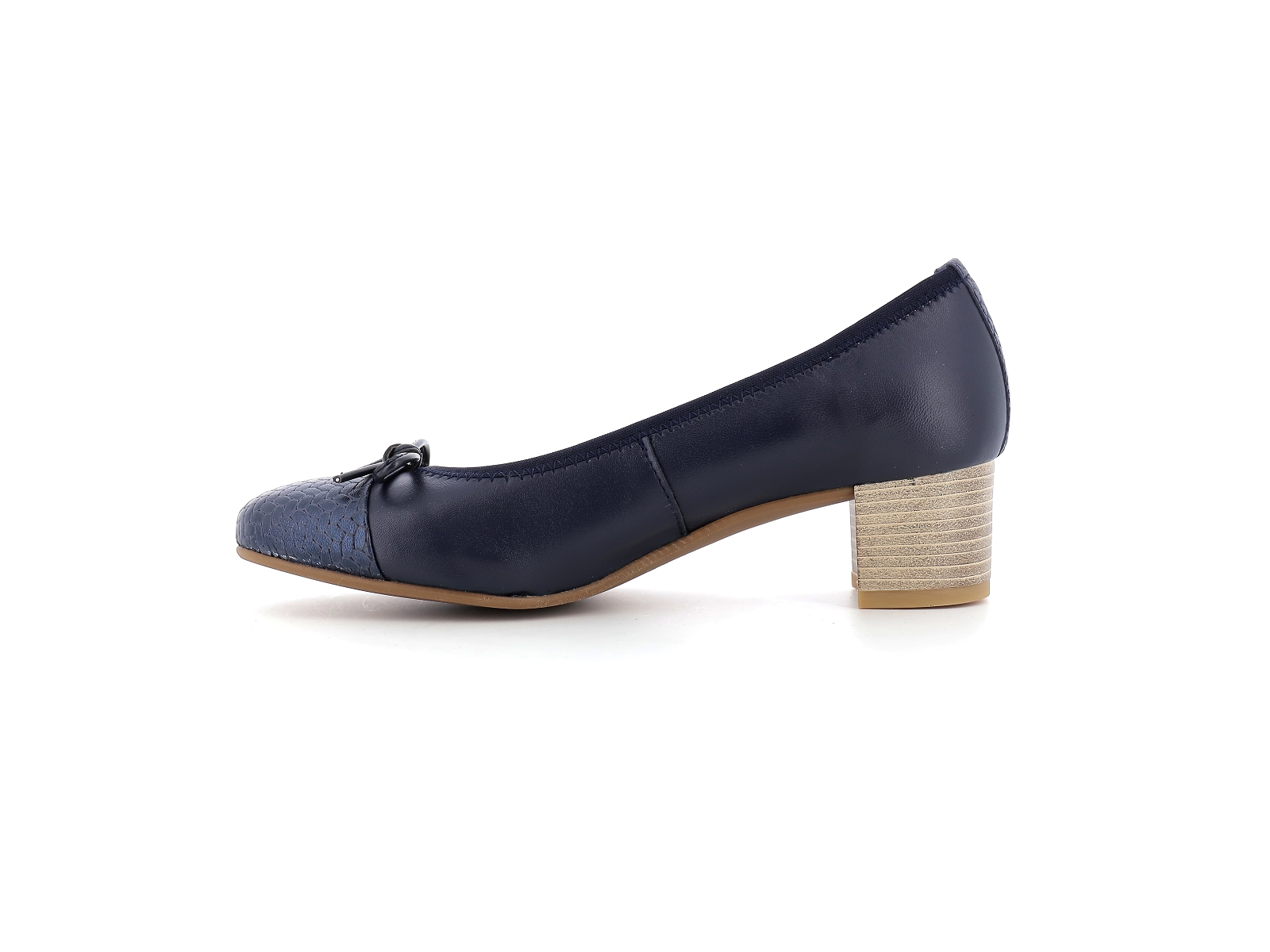 Cavargna shoes-TAMARA Cuir Marine