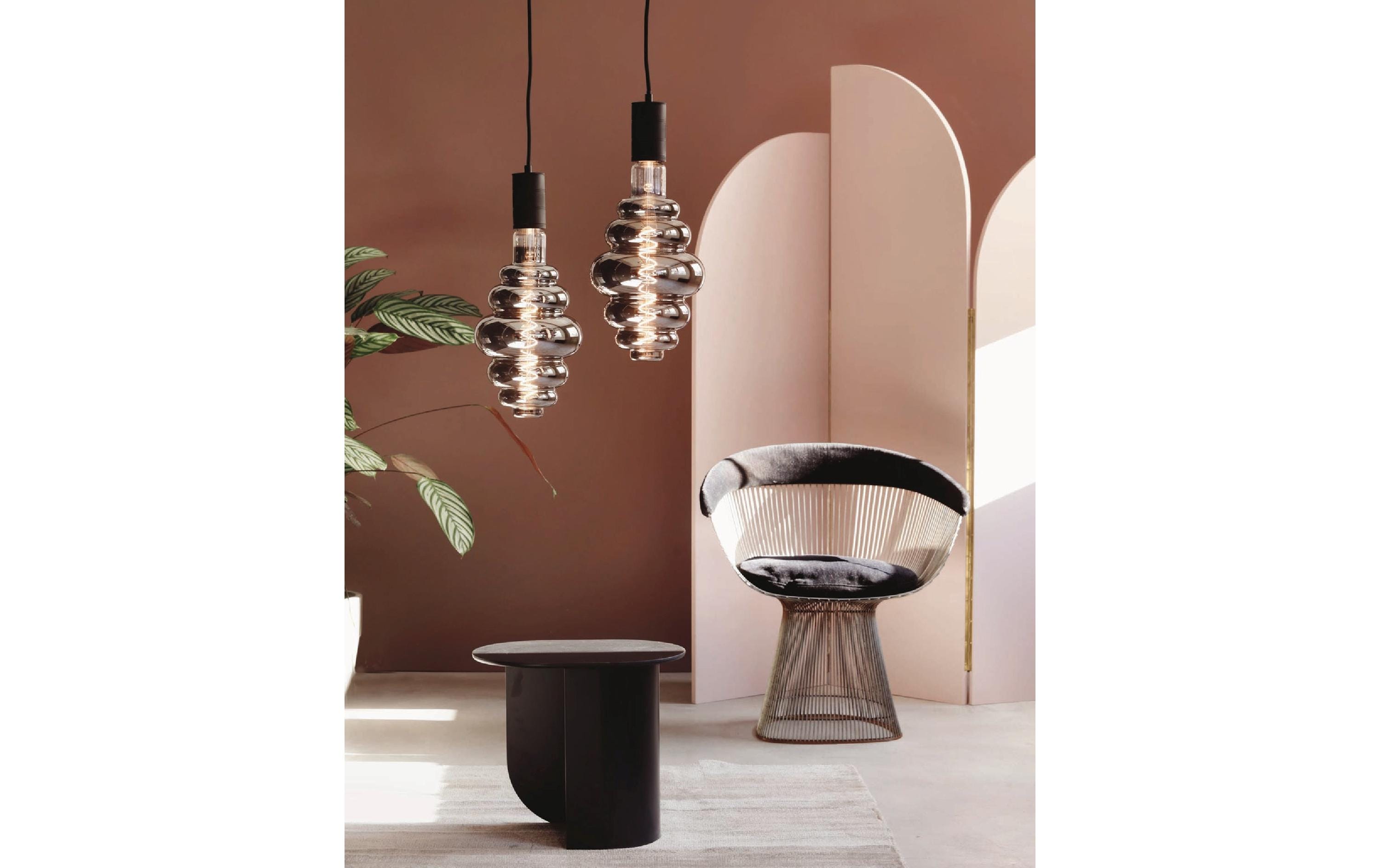 Lampe 6 W E27 31 cm Gold, WarmweissDekoratives Filamentleuchtmittel, 31 cm hoch