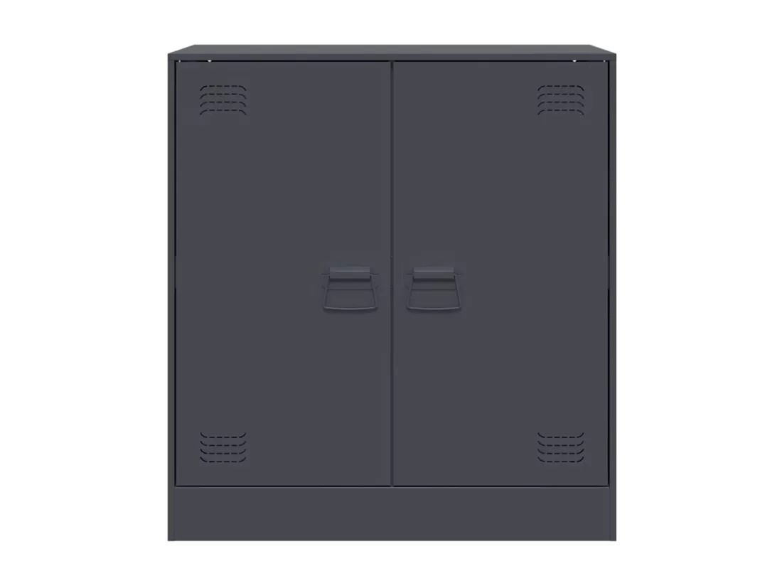 Buffet anthracite 67x39x73 cm acier