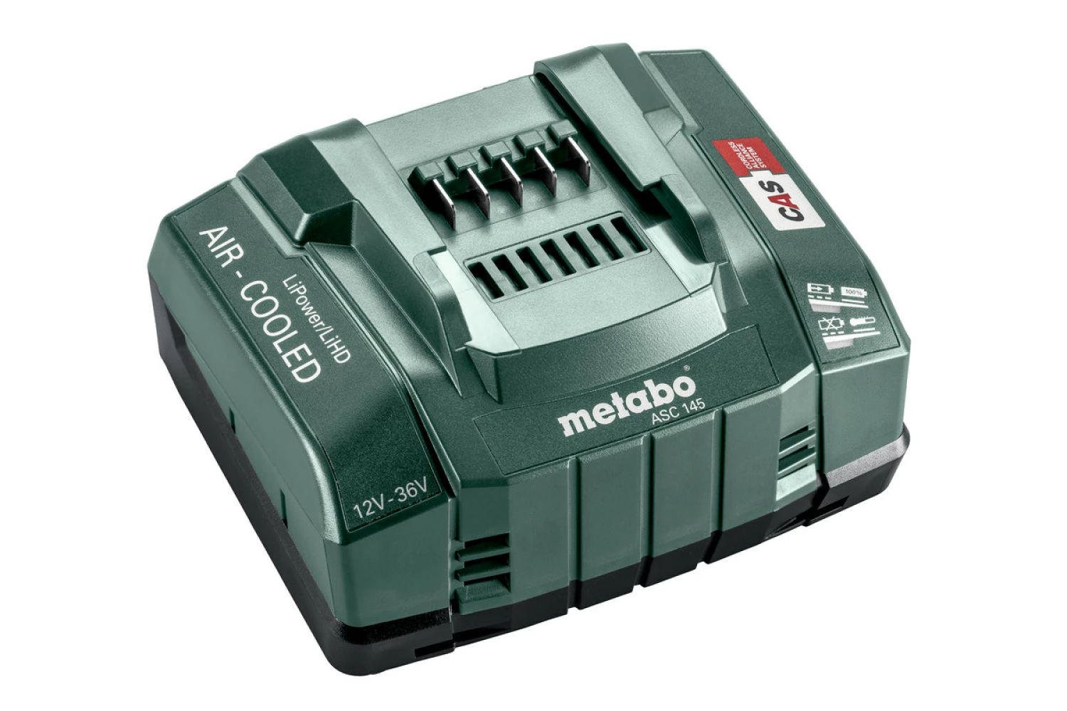 Metabo ASC 145 12/18/36V LiHD/Li-Ion Accu oplader - Air Cooled