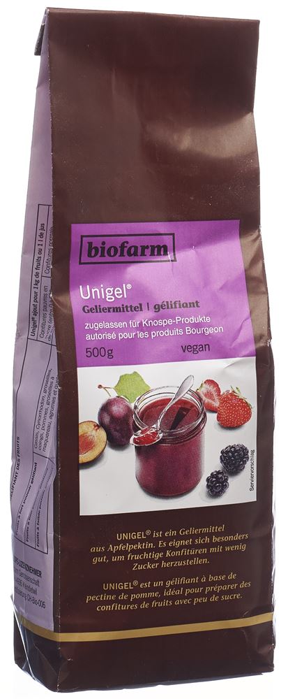 UNIGEL Geliermittel<br>500 g, zugelassen für Knospe-Produkte