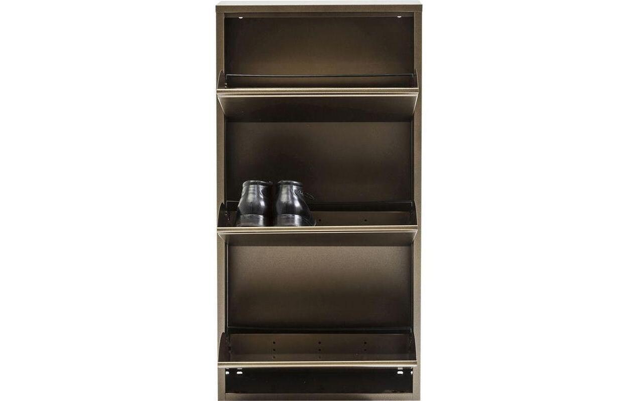 Schuhschrank Caruso 100 x 50 cm, Bronze<br>Schuhmöbel