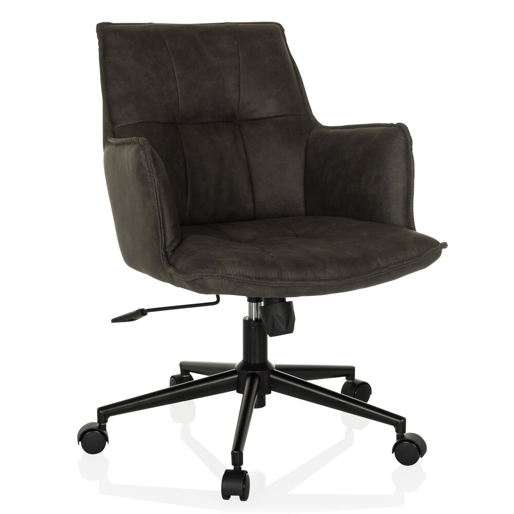 Home Office Bürostuhl SOLAO LIFE Stoff mit Armlehnen hjh LIVING