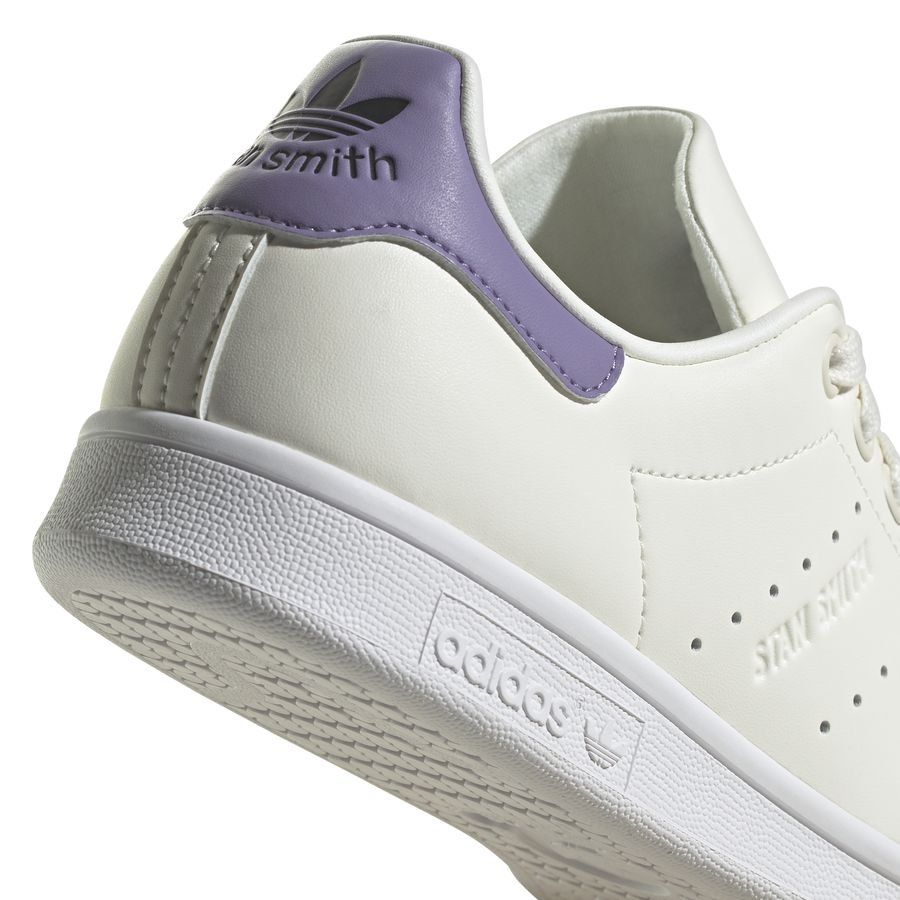 adidas Originals Chaussures Stan Smith - Blanc/Violet/Noir Femme