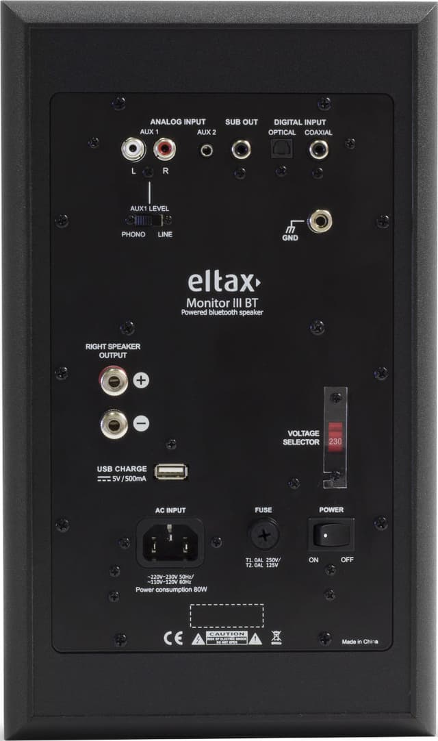 Eltax Monitor III BT Phono White Pair