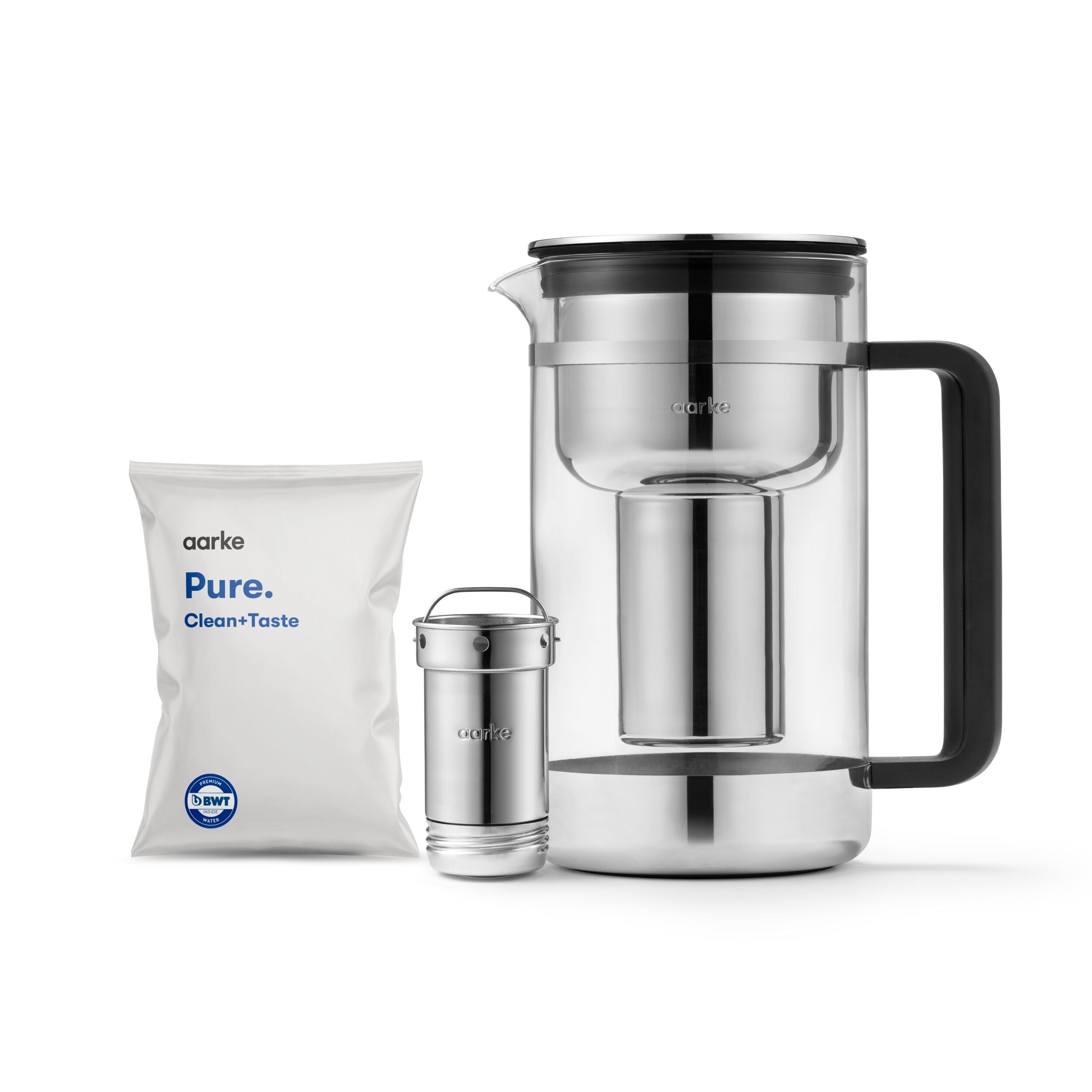 Aarke  3 pak Pure filtergranulat til vandrenser - refill