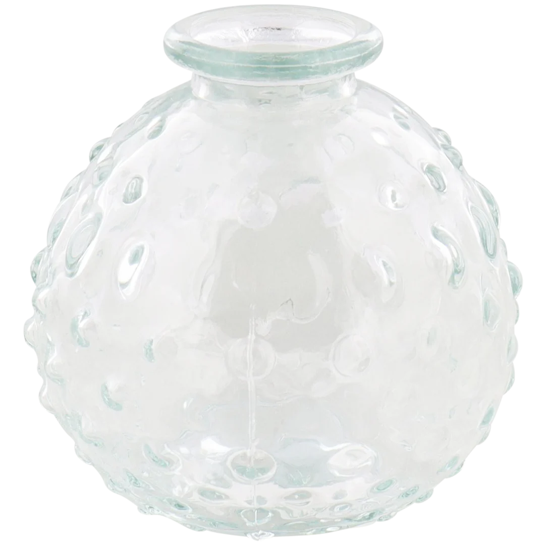 Vase boule à relief