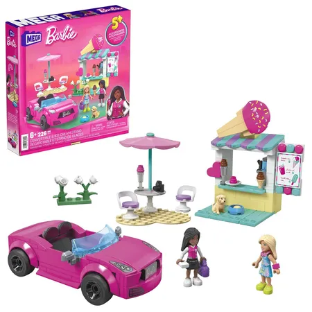 Mattel MEGA Barbie Cabrio & Eisstand