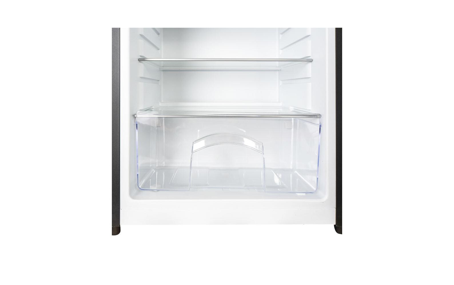 Retro Kühlschrank KSG260 Rechts, Schwarz<br>Kühlgefrierschrank