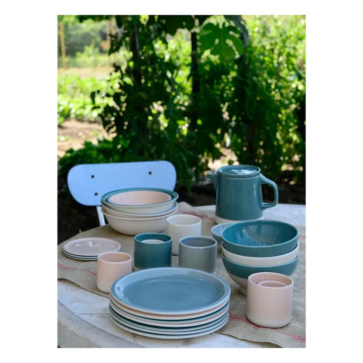 Jars Céramistes Assiette plate en céramique Cantine | Gris oxydé