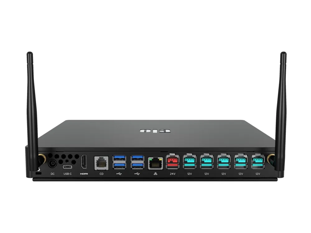 EloPOS Pack 2 - Mini desktop Core i5 i5-14500T / op til 4.8 GHz - RAM 8 GB - SSD 256 GB - NVMe - UHD Graphics 770 - Gigabit Ethernet, IEEE 802.11ax (Wi-Fi 6), Bluetooth 5.3 - intet OS - skærm: ingen - sort