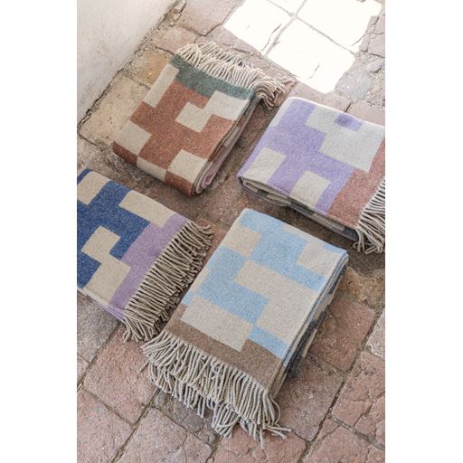 Mette Ditmer Maze Plaid, Chocolate, 130x190 cm