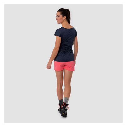 T-Shirt Femme Salewa Puez Melange Dry Bleu Marine
