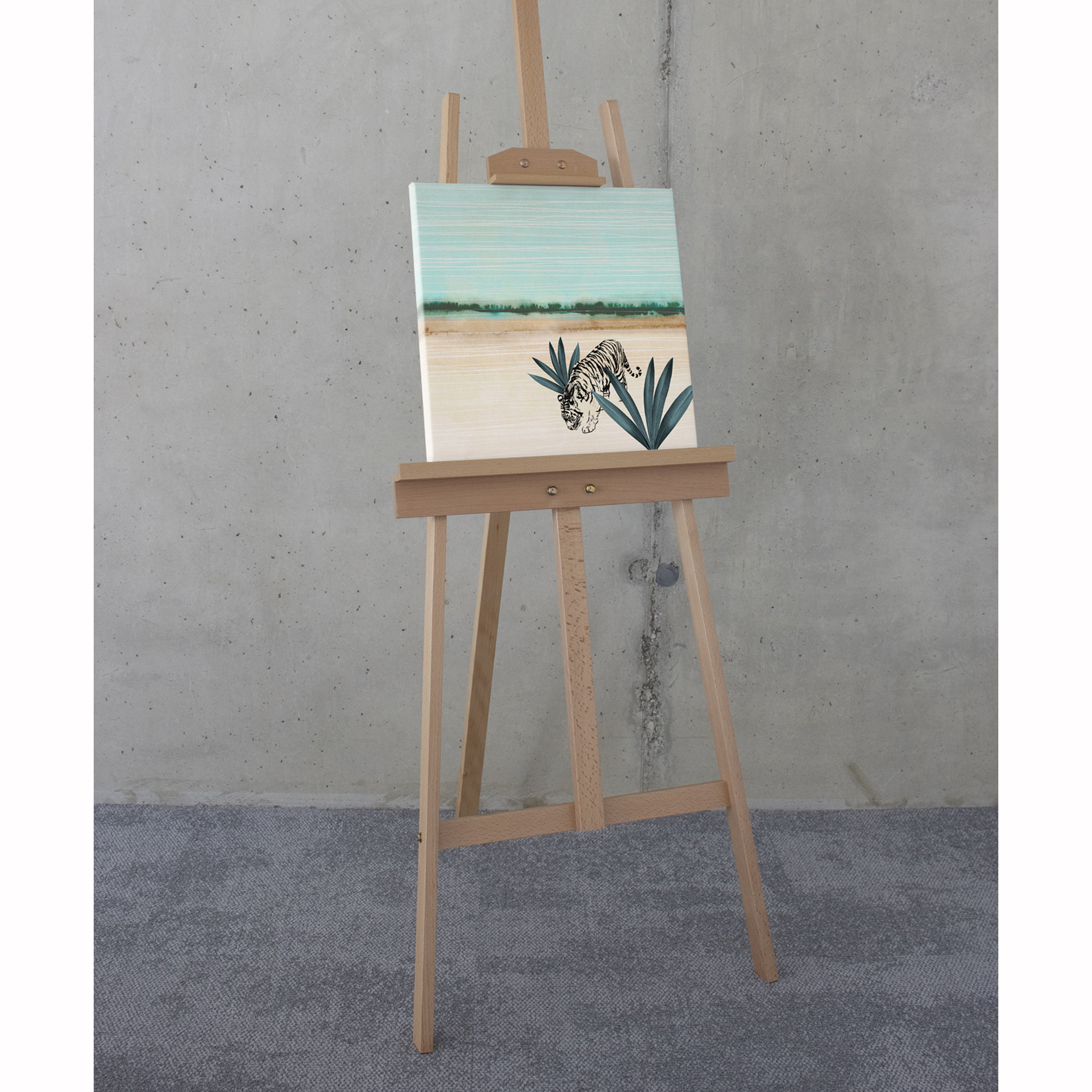 Keilrahmenbild WILD ONE - bunt - 40x40 cm